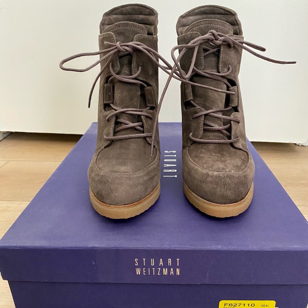 Stuart Weitzman Kidstuff Wedge Bootie
